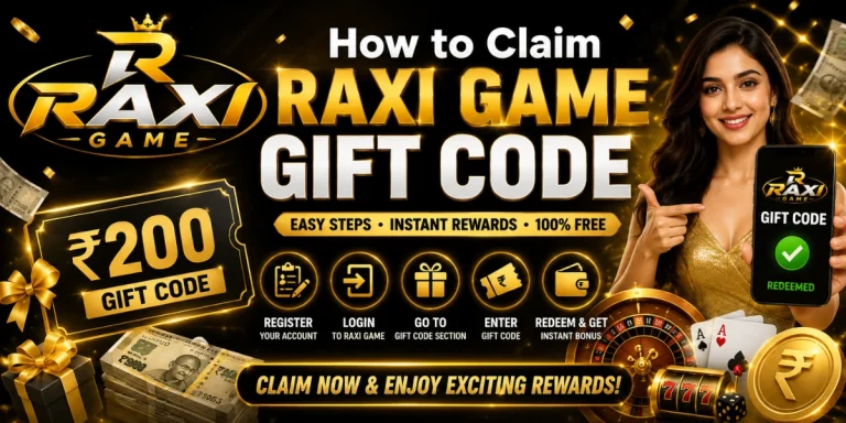 How to Claim Raxi Game Gift Code