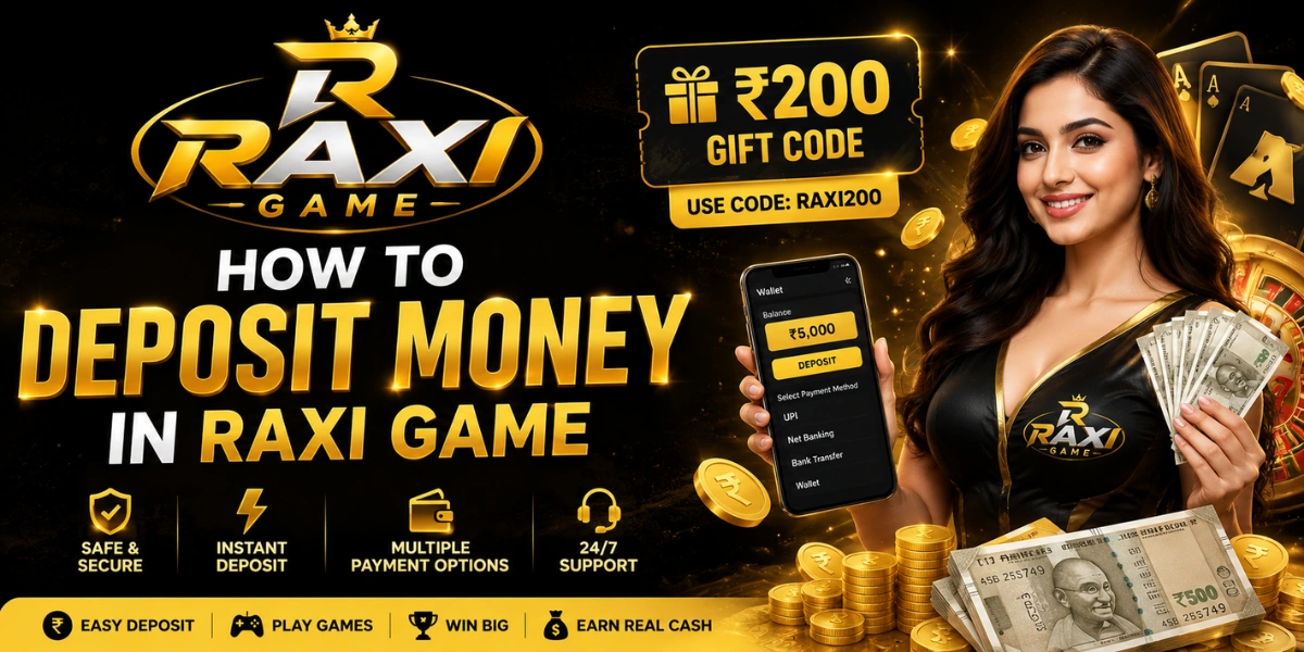 How to Deposit Money in Raxi Game