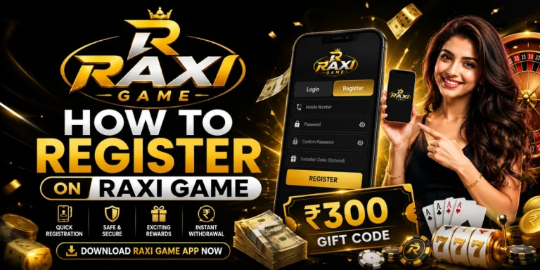 How to Register on Raxi Game
